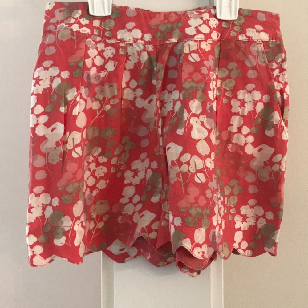 Jessica Simpson Love Letter Scalloped Shorts